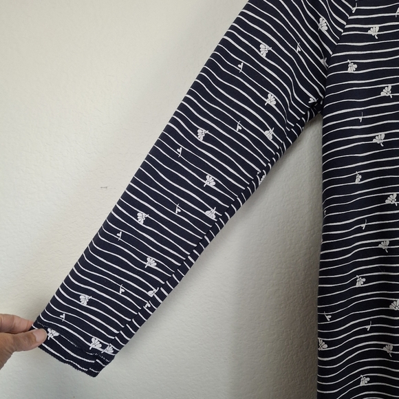 T by Talbots Longsleeve Mixed Print Dress - Picture 7 of 14